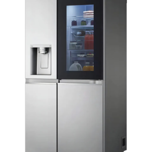 Heladera LG Sbs Gs66sxsc Inverter 570l Instaview Dispenser Color Gris PRIMERA