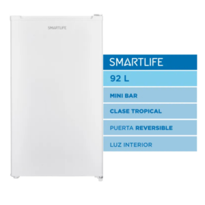 Heladera Bajo Mesada Minibar 92lts Smartlife - Sl-rmb090wh Blanco OUTLET