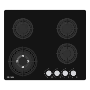 Anafe A Gas 60 Cm Vidrio Negro Drean Agdr60cnv PRIMERA