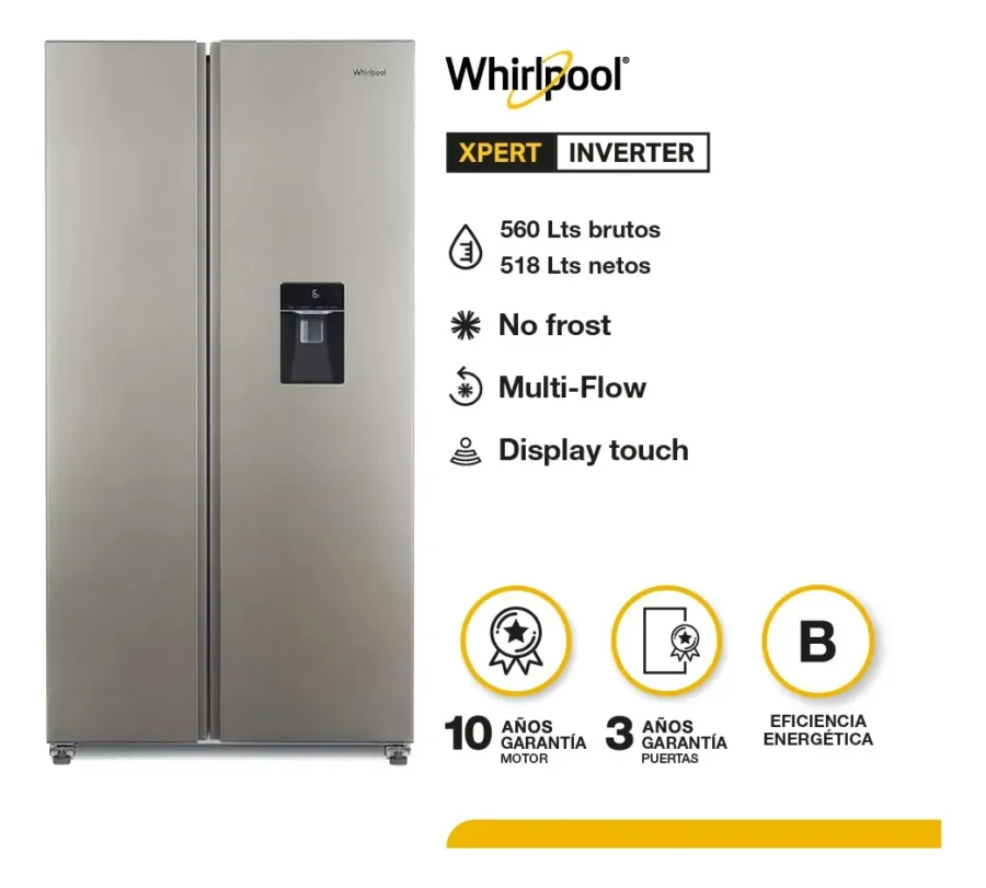 HELADERA WHIRLPOOL WRS955 SIDE BY SIDE - PRIMERA