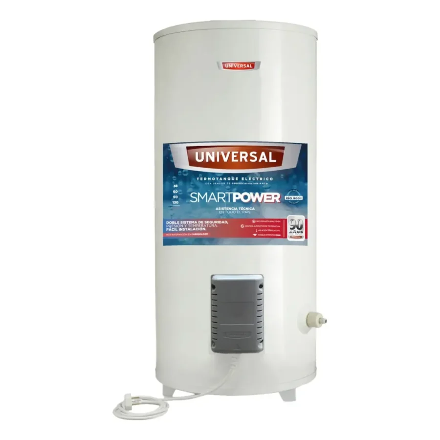 TERMOTANQUE UNIVERSAL 90 LITROS C/SUPERIOR