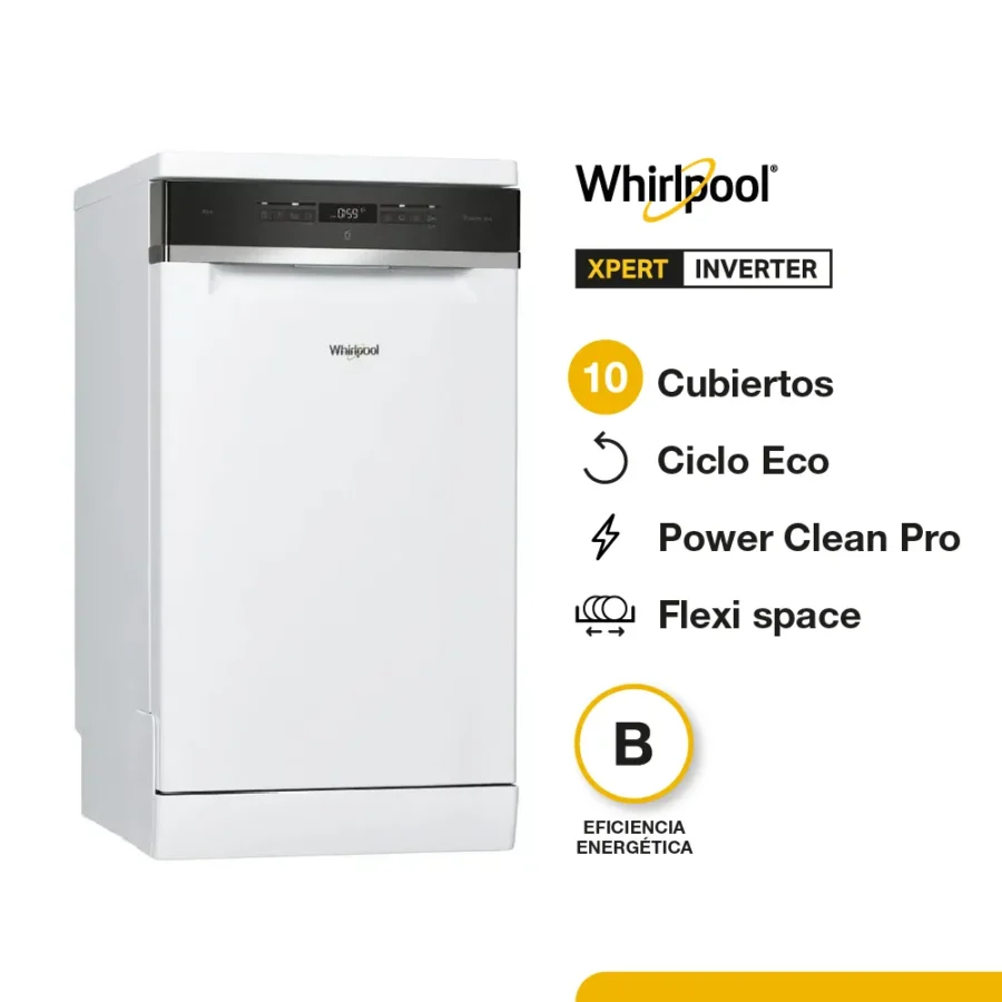 ¡GRAN BARATA! LAVAVAJILLAS WHIRLPOOL 10CUB BLANCO WSFO3T22 OUTLET PREMIUM