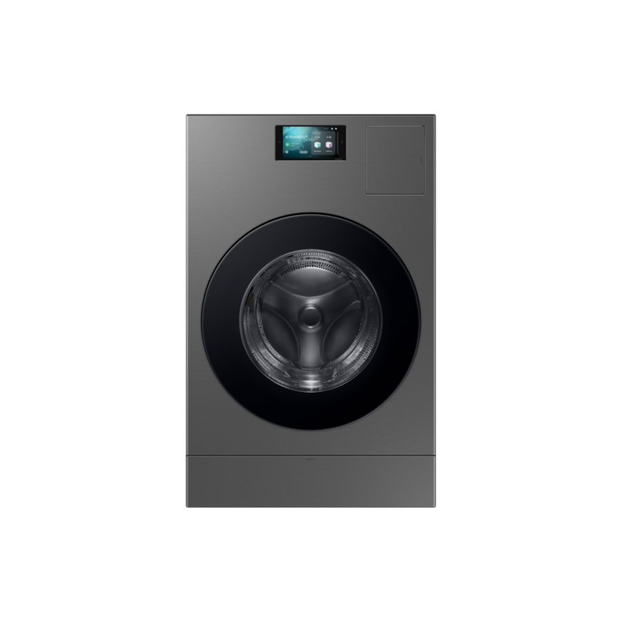 Lavasecarropas SAMSUNG 22kg + 15kg Carga Frontal GRIS Bespoke AI Secado por bomba de calor - WD22DB8995BZBG
