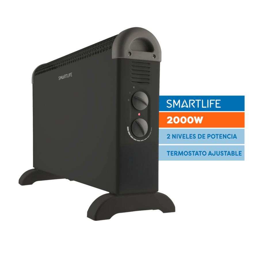 Convector de aire SMARTLIFE 2000W - SL-COV2000BPN