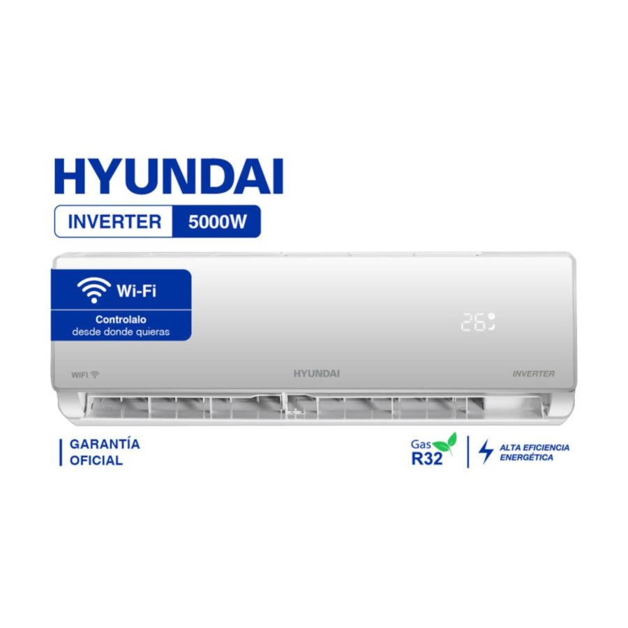 Aire Acondicionado HYUNDAI con Wi-Fi 5000W F/C Inverter - HY11INV-5000FCW