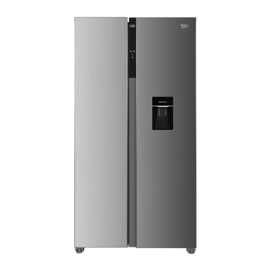 Heladera BEKO Side By Side 532L No Frost Inox - GNO5322WDXPNAR